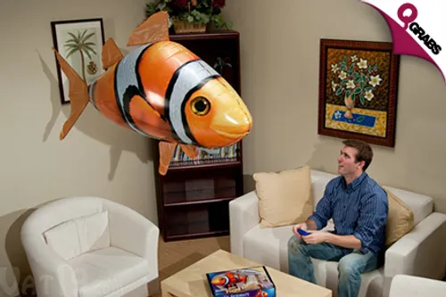 From QR69, Have Soaring Good Fun with Flying Remote Control Toys - Choose from an Angry Bird, a Shark OR a Clown Fish! (Up to QR145 Value)